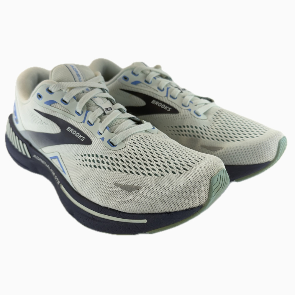 Brooks Adrenaline GTS 23 Women Size 10 Blue Glass Marina Running Shoes Lace Up